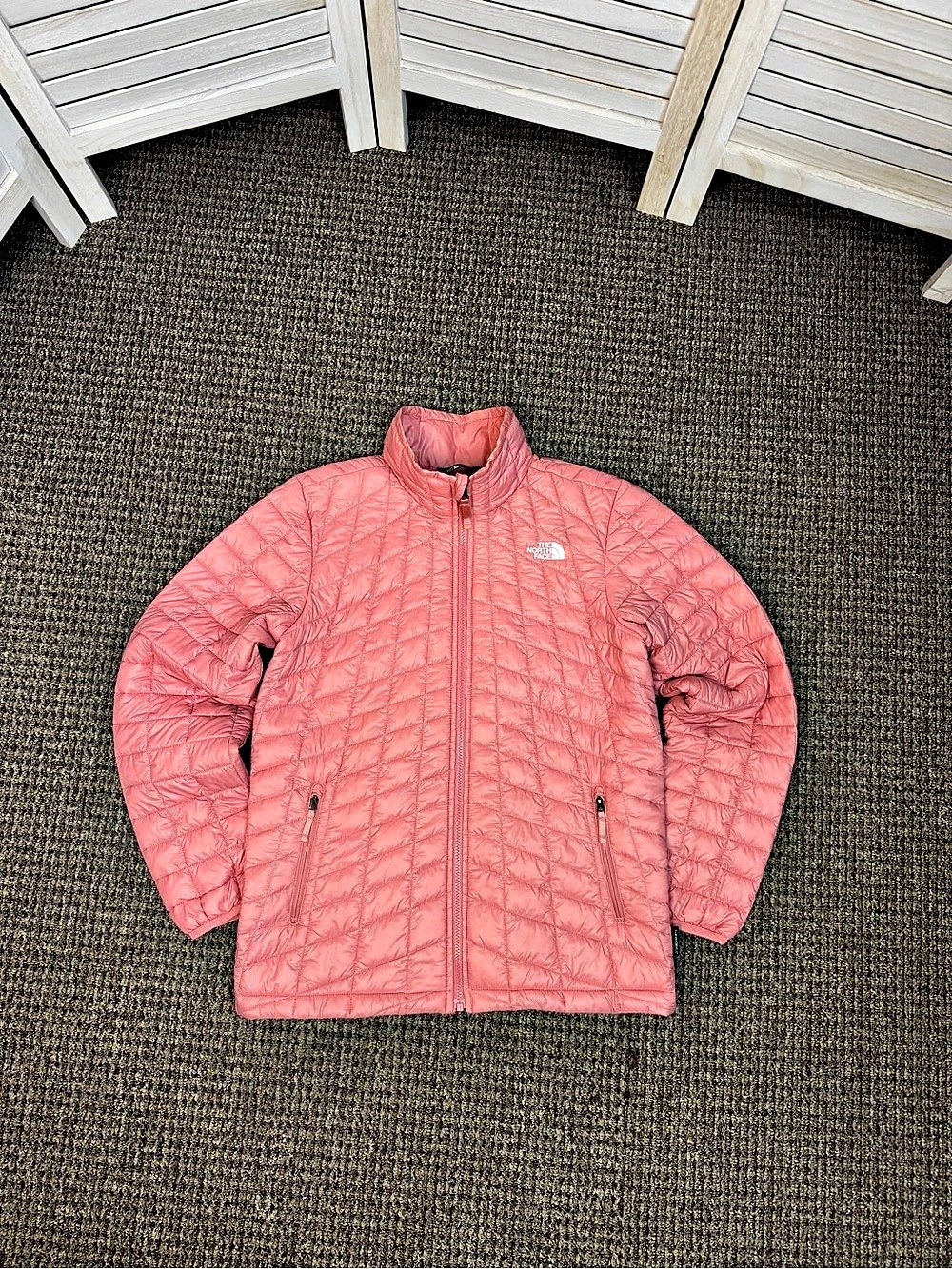 The North Face Quilted Jacket Pink – Youth XL / Women’s M
